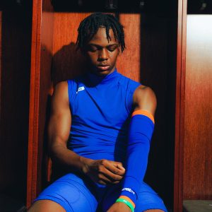 Nxtrnd Core Turtleneck Compression Sleeveless Blue