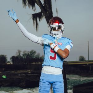 G1® Pro Football Gloves Columbia Blue