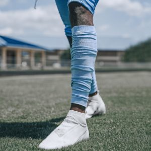Scrunch Football Leg Sleeves Columbia Blue