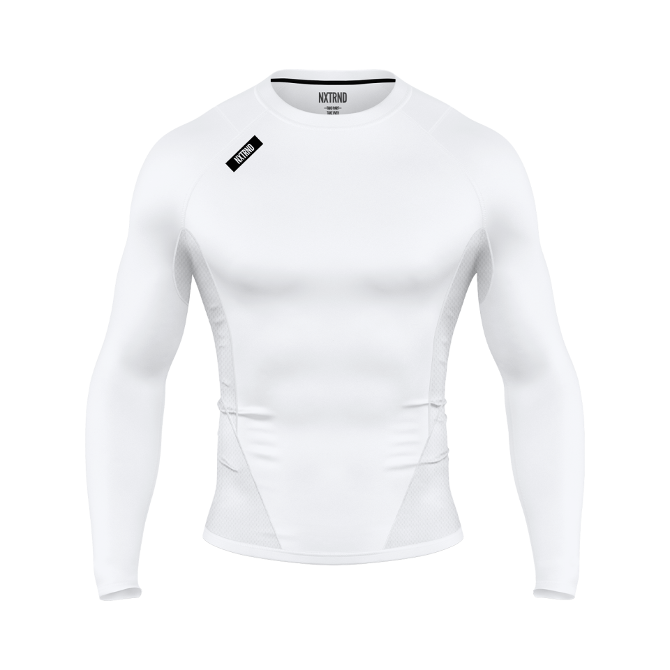 Nxtrnd Core Compression Long Sleeve White