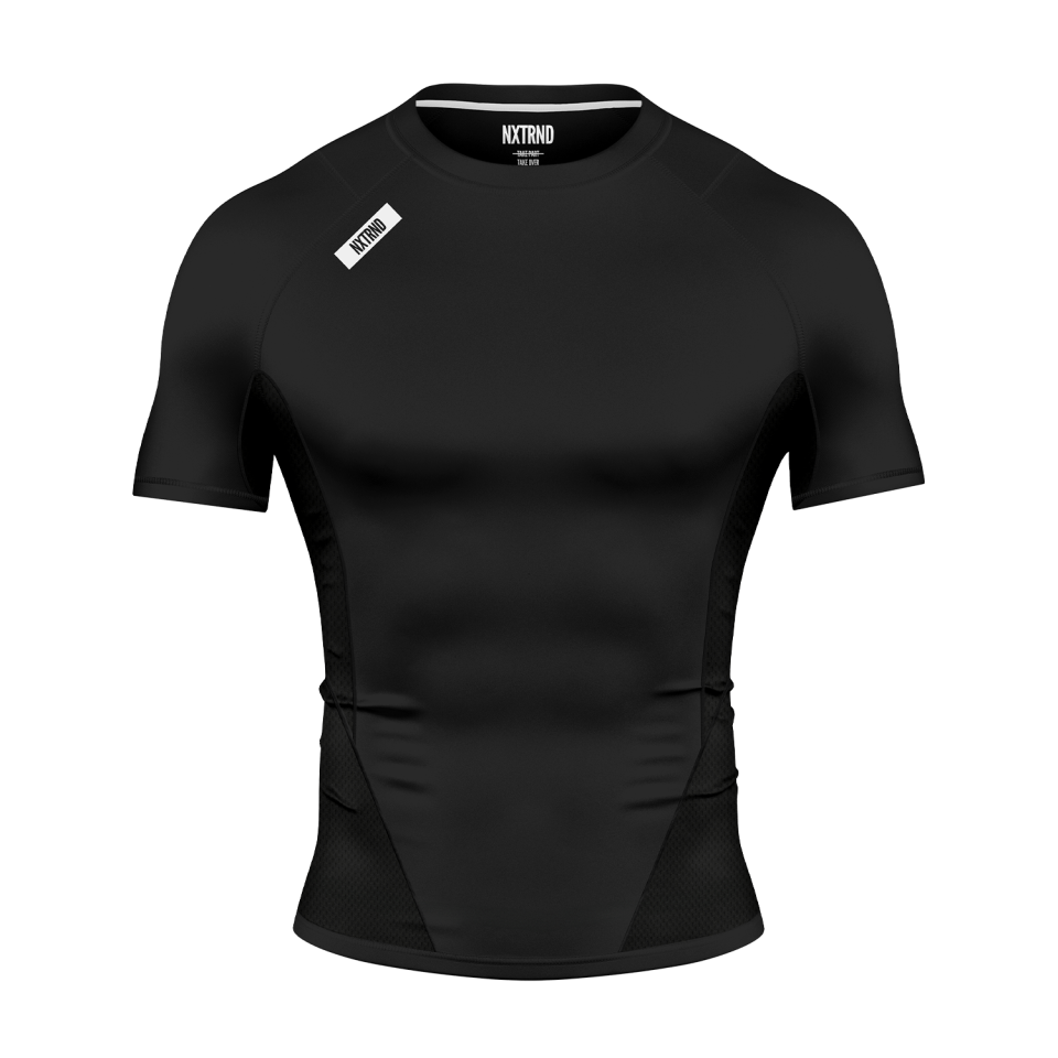 Nxtrnd Core Compression Short Sleeve Black