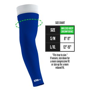 Double Arm Sleeves Blue (1 Pair)