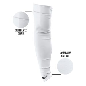 Double Arm Sleeves White (1 Pair)