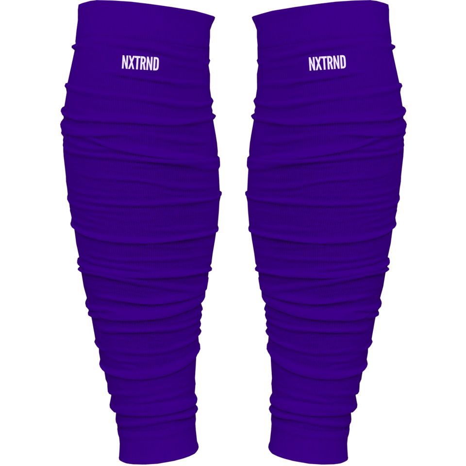 Scrunch Football Leg Sleeves Purple