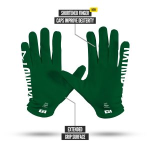 G1® Pro Football Gloves Dark Green