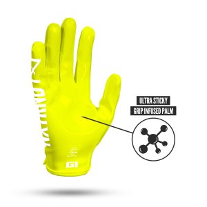 G1® Pro Football Gloves Neon Yellow