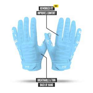 G2® Pro Football Gloves Columbia Blue