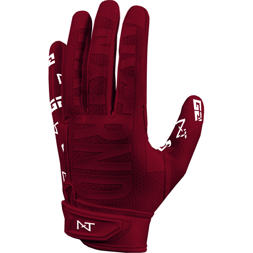 G2® Pro Football Gloves Maroon