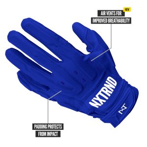G3® Pro Padded Football Gloves Blue