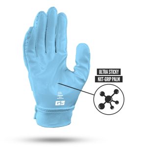 G3® Pro Padded Football Gloves Columbia Blue