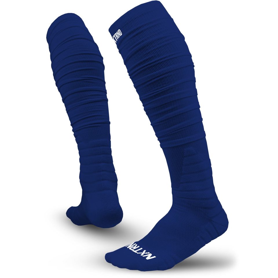 XTD® Scrunch Football Socks Navy Blue