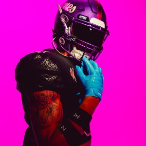 G1® Pro Football Gloves Neon Blue