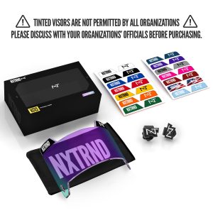 VZR3® Football Visor Clear Purple