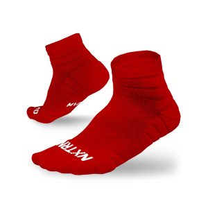 Quarter Socks Red (3-Pairs)