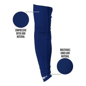 AirTek Arm Sleeves Navy Blue (1 Pair)