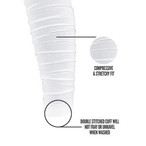 Scrunch Football Leg Sleeves White