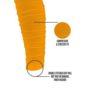 Scrunch Football Leg Sleeves Yellow
