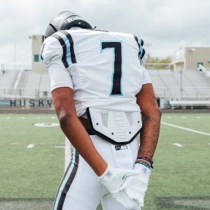 B-PLATE® Football Back Plate White