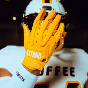 G3® Pro Padded Football Gloves Yellow