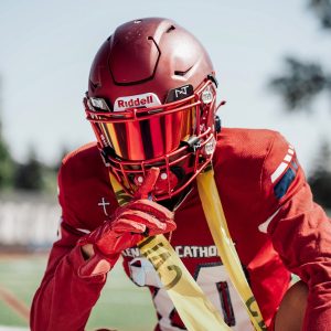 VZR1® Football Visor Red